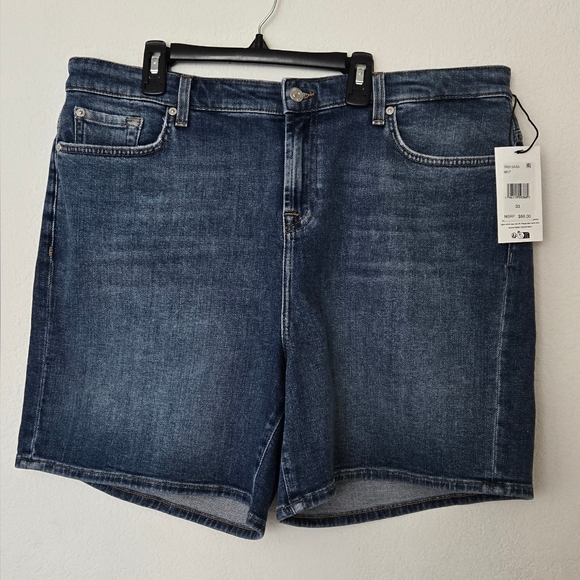 7 For All Mankind Pants - 7for All Man Kind Dark Blue Denim Shorts